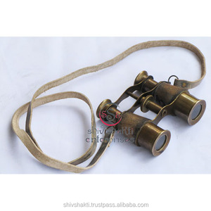 Binocular de Estilo Vintage para senderismo, Binocular náutico de latón antiguo, de diseño marino - Product Image 1