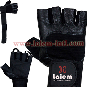 Gants de musculation en cuir de haute qualité LAIEM INTERNATIONAL avec fonction antidérapante Modèle LI-2176 - Product Image 5