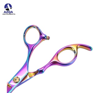 Tijeras de Peluquería Profesionales de Alta Calidad con Filo Biselado y Tornillo Fijo, Cuchilla de Afeitar para Salón, Tijeras para Cortar el Cabello - Product Image 3