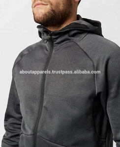 เสื้อฮู้ดผ้าขนแกะโพลีเอสเตอร์แบบซับลิเมชันมีซิปสำหรับผู้ชาย - Product Image 4