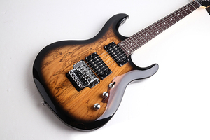 البيع بالجملة الآلات الموسيقية Spalted القيقب Grey انفجار 6 سلسلة الغيتار الكهربائي - Product Image 6