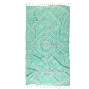 Navajo Pestemal <b>Turkish</b> <b>Towels</b>, Hammam <b>Towel</b> Turkey Wholesale - Beach Blanket&<b>Towel</b> / Green <b>Turkish</b> Made - Product Image 2