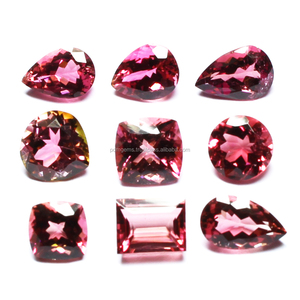 Turmalina Rosa Natural de Primera Calidad, Piedras Preciosas Sueltas Facetadas, Mezcla de Formas, Fabricación de Joyas, Bricolaje, Venta al por Mayor, Calibradas, con Certificación de Terceros - Product Image 2