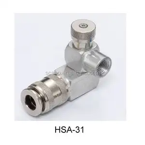 Air Pneumatic Universal Aluminum Swivel Coupler for Compressor Accessories