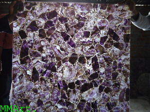 MMArt - Losa y Azulejos de Ágata y Piedras Preciosas de Diseño Moderno con Acabado Pulido de Alto Brillo, Garantía de Más de 5 Años, Solución Total para Uso en Hoteles - Product Image 4