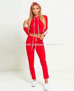 Ensemble OEM de sweats à capuche d'hiver en vrac personnalisés vente en gros de survêtements de sport pour femmes survêtement respirant personnalisé survêtement à capuche en coton - Product Image 2