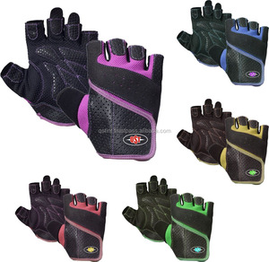 Guantes de Fitness para mujer Levantamiento de pesas Medio dedo Guantes de entrenamiento de gimnasio Lavables Guantes de protección de Palma de entrenamiento de peso pesado - Product Image 2