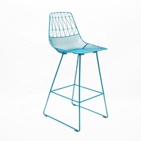 30 Zoll Moderner Messing-Barhocker Metall Weiß Orange Schwarz Hoher Barhocker für Zuhause Bar Hotel Esszimmer Outdoor Wohnzimmer