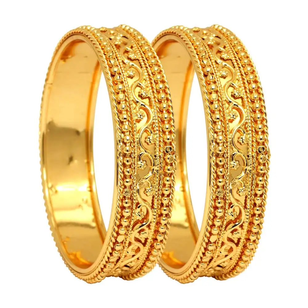 Latest Exclusive DesIgner Light Weight with Colorful Gold Bangles in all sizes Collection For Women And Girls 2022