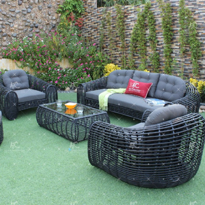 Conjunto de muebles de ratán polivinílico para jardín, conjunto de sofás de alta calidad, superventas - Product Image 1