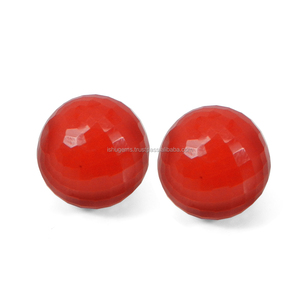 Gemas de Ishu de corte Natural, gemas rojas de cebolla, Coral, 15mm, 22,8 Cts, descuento, IG11935 - Product Image 3