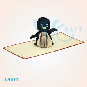 Top Trend 'Animal' 3D Pop Laser Cut Paper Craft Diseño personalizado Artesanía para saludar Regalos de Vietnam La mejor opción - Product Image 1