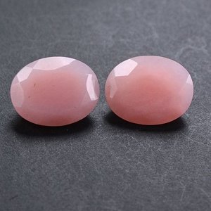 หินโอปอลสีชมพูธรรมชาติขนาด8มม. 10มม. อัญมณีทรงวงรีตัดทรงหลวมแบบวงรีซื้อออนไลน์ตอนนี้จากผู้ผลิตในราคาโรงงานร้านปกติ - Product Image 1