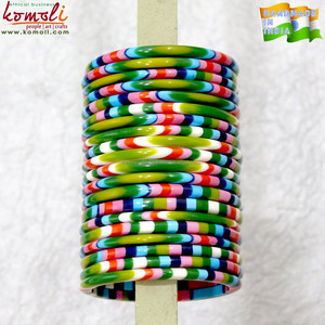 Handmade Coloured Jewellery Resin Ladies Fancy 2.10 <b>Bangles</b> <b>Bracelets</b> - Product Image 4