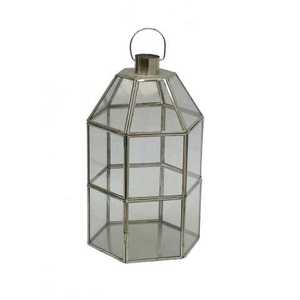 Home Christmas Decoration Out Door New Design Filigree Candle <b>Lantern</b> with <b>Glass</b> - Product Image 2