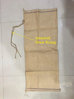 Sac en toile de jute robuste pour la lutte contre les inondations, la protection contre l'érosion, la construction, l'aménagement paysager et la protection des sols