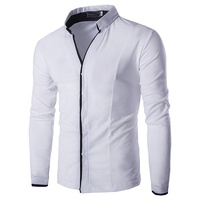 Camisas de Vestir para Hombre, Personalizadas, Profesionales, al por Mayor, 100% Algodón, Color Sólido, Manga Larga, Transpirables, de Secado Rápido