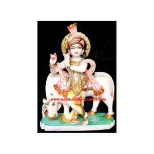 Shri Krishna Marble Statue - Product Image 1