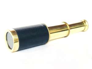 Look Antique nautique télescope en laiton massif nautique Pirate Spyglass étui en cuir cadeau - Product Image 6