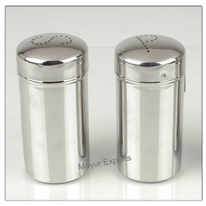 Stainless Steel <b>Salt</b> & <b>Pepper</b> Shaker <b>Set</b> - Product Image 2