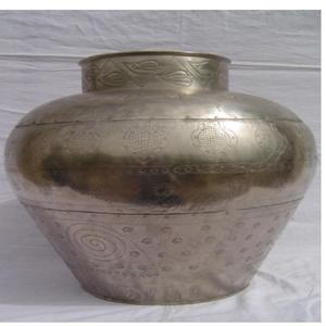Wholesale <b>Brass</b> Antique Metal Flower <b>Pot</b> Luxury Home and Garden Application Very Cheap Stock - Product Image 1