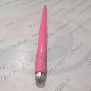 ปากกาสไตลัสบางแบบถาวรพร้อมโลโก้ออกแบบได้ตามต้องการสำหรับแต่งหน้ากึ่งถาวรสีชมพู - Product Image 1