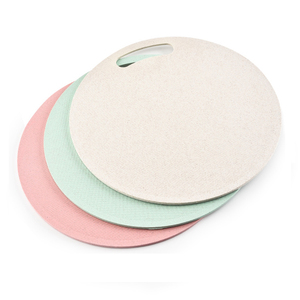 Wholesale Kitchen Gadget Round Cutting Board Light and Practical Wheat Straw <strong>Chopping</strong> <strong>Block</strong> Best <strong>Chopping</strong> Board - Product Image 1