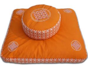 Customized New Design Meditation Set-Zafu & <b>Zabuton</b> Pillows 100% Cotton Removable & Washable 90x70cm for Comfortable Meditation - Product Image 1