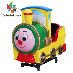 다채로운 공원 아이 궤도 기차 게임 기계 전기 동전에 의하여 운영하는 소형 아이 기차 탐 Kiddie 탐