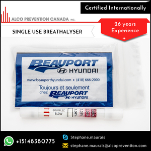Testeur d'alco jetables argenté, respirateur, à usage unique, certifié coréenne - Product Image 5