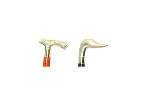 Bâtons de marche en bois avec poignée en laiton pour derby et oiseau/cannes de marche en bois avec poignée en laiton - Product Image 2