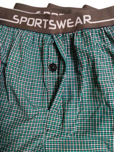 Woven Plaid Boxer Shorts Wholesale Cotton <b>Men</b> Woven Shorts Comfortable Cotton & <b>Linen</b> Boxers <b>Mens</b> Plaid Cotton Polyester Shorts - Product Image 3