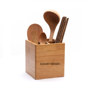 Wholesaler Indian Stylish Wood Utensil Holder Handmade Table <b>Ware</b> Decorative Utensil Holder Hot Selling Wooden Utensils - Product Image 4