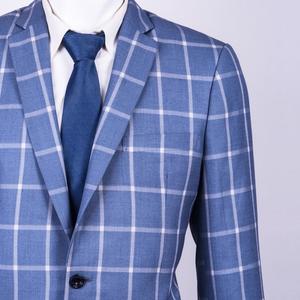 2020 traje de negocios Formal para hombre personalizado Slim Fit 100% lana dos botones cierre atractivo transpirable - Product Image 3