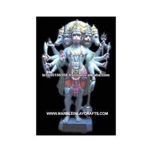Standing Hanuman Marble Statue - Product Image 1
