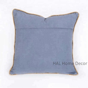 Best Price 100% Cotton Square Cushion Covers Embroidered Luxury Pattern <b>Pillow</b> Covers Wholesale Bulk Packed for Home <b>Decor</b> - Product Image 2