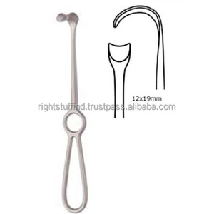 Rétracteur Kocher courbé vers le haut, en acier inoxydable de haute qualité, ensemble d'instruments chirurgicaux manuels certifiés CE Classe I - Product Image 1