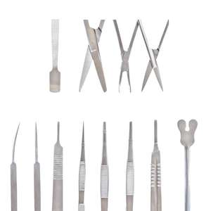 Kit de dissection avancé pour étudiants en biologie et médecine, 14 pièces, avec couteau à scalpel, manche et lames - Product Image 4