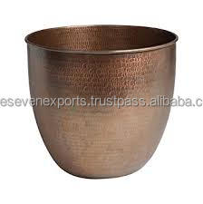 Planteur de jardin en laiton massif, couleur cuivre vif, libellule, sur socle, bon prix, directement de la fabrication - Product Image 3