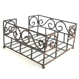 Vente en gros de porte-papier de table en treillis métallique de qualité restaurant support décoratif de qualité supérieure pour serviettes en papier boîtes à mouchoirs - Product Image 2