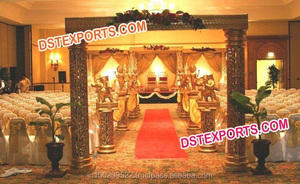 Mandap Raj Mahal pour mariage indien, sculpté en fibre, nouveau, pour cérémonie de mariage, fabricant d'australie, décoration événementielle - Product Image 5