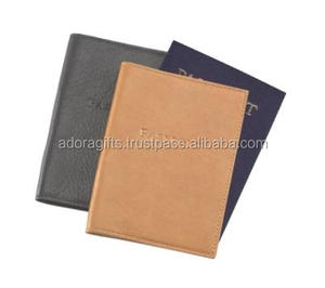 Couverture de passeport en cuir de bonne qualité pour promotionnel - Product Image 1