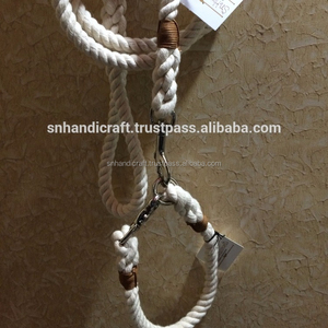 High QualityNATURAL COTTON ROPE <b>DOG</b> <b>LEASH</b> and COLLAR HANDMADE ROPE <b>DOG</b> <b>LEASH</b> - Product Image 1