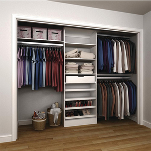 Prima MDF Walk in Closet Wooden <strong>Wardrobe</strong> Solid Wood Indoor Wall <strong>Wardrobe</strong> Bedroom Furniture <strong>Storage</strong> <strong>Unit</strong> - Product Image 3