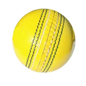 Hakiki inek derisi deri sarı renk kriket topu