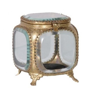 Beveled <b>Glass</b> Jewelry <b>Box</b> - Product Image 2