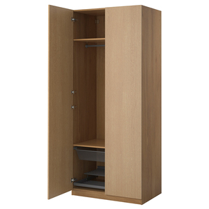 Armoire en bois massif de style moderne pour chambre à coucher