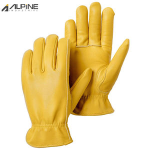 Guantes de conducción de cuero de vaca flexibles para hombres, mujeres y niños, protección duradera, para adultos, novedad - Product Image 2