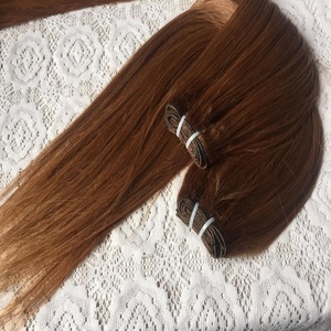Russe 100% vierge Remy bande Extensions de cheveux Double dessiné européen vague naturelle Gua couleur ensemble DHL FEDEX TNT pièce UPS couleur Gua - Product Image 1
