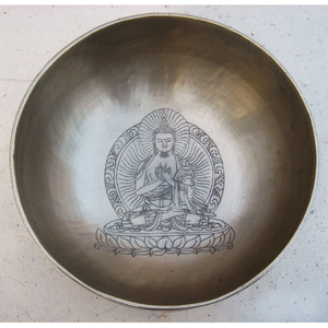 Bol chantant pour le bouddha, sculpture à la main - Product Image 1